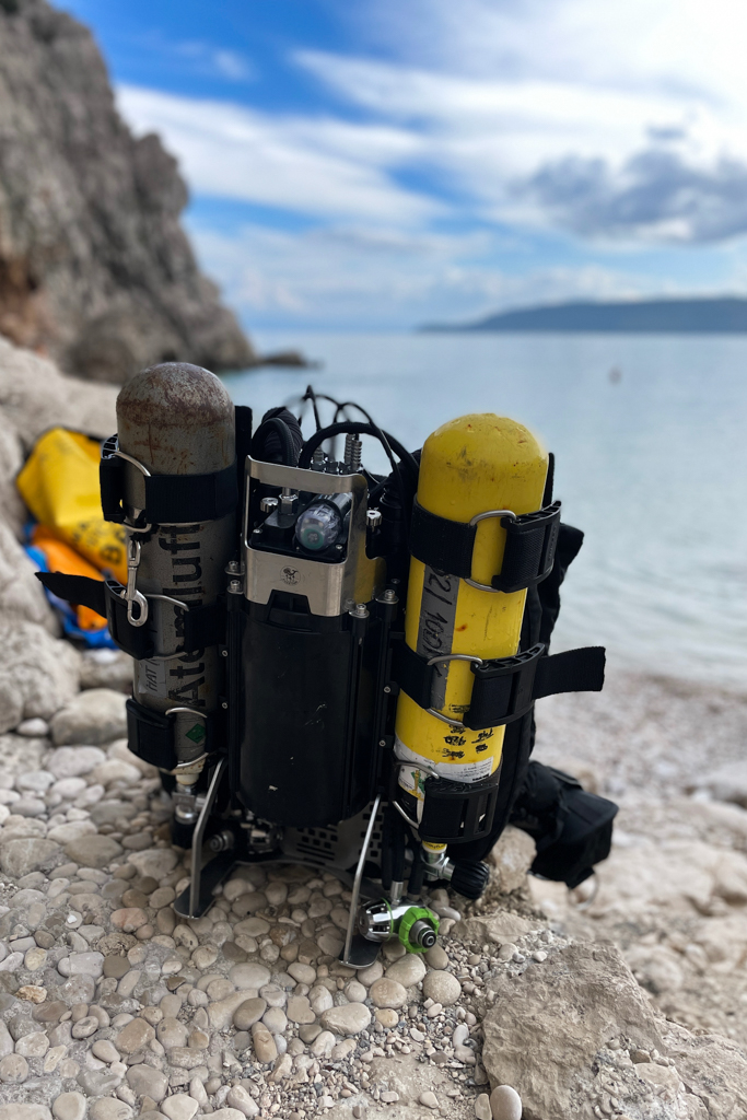 rebrider potapljanje