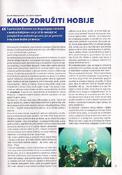 kako zdruziti sporte - potapljanje